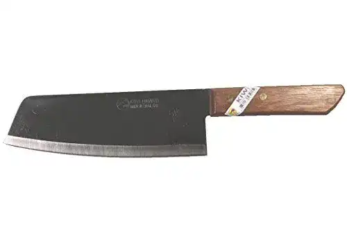 Kiwi Nakiri Küchenmesser mit Holzgriff und Edelstahlklinge