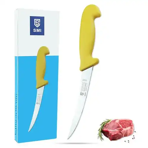 Fleischermesser SMI Solingen Ausbeinmesser gebogen flexibel