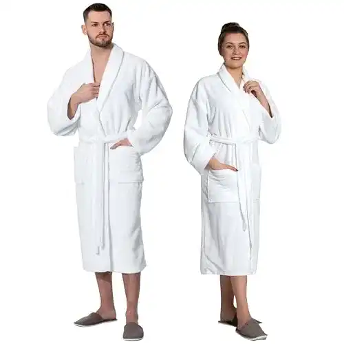 Bademantel Unisex Zollner Velours – hautfreundlich und saugstark