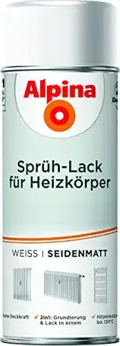 Alpina Heizkörper-Sprühlack 400ml seidenmatt für Heizkörper