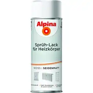 Alpina Heizkörper-Sprühlack 400ml seidenmatt für Heizkörper