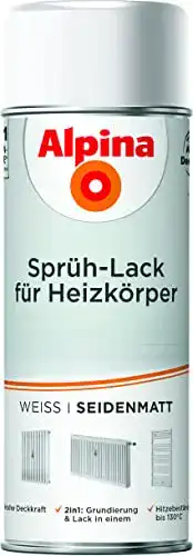 Alpina Heizkörper-Sprühlack 400ml seidenmatt für Heizkörper