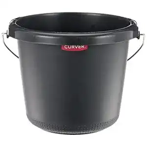 Putzeimer Curver 228028 aus Kunststoff mit Metallhenkel – 5 Liter