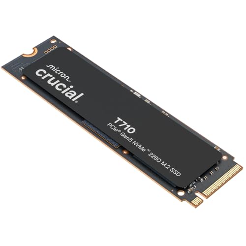 Crucial T710 SSD 4TB M.2 NVMe PCIe 5.0 x4 Gen5 – Interne Festplatte