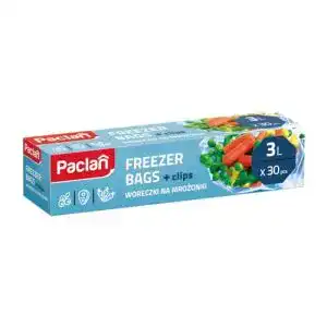 Gefrierbeutel Paclan 3 l (30er Pack) transparent