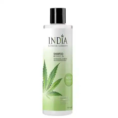 Shampoo für trockene Kopfhaut mit Hanföl von India Cosmetics Germany