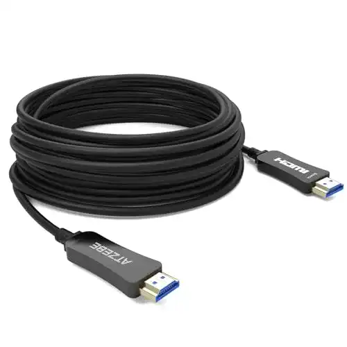 HDMI-Kabel 20m ATZEBE HDMI 2.0 Glasfaser mit 4K Unterstützung