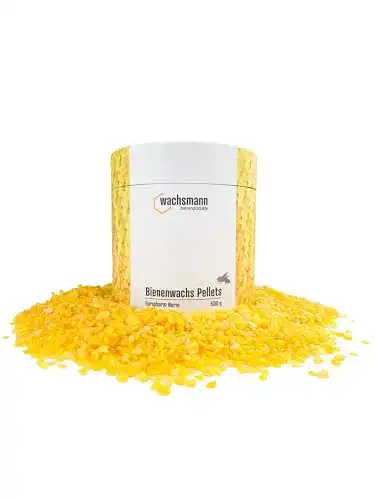 Bienenwachs Wachsmann 100% reines Bienenwachs, 500 g Pastillen
