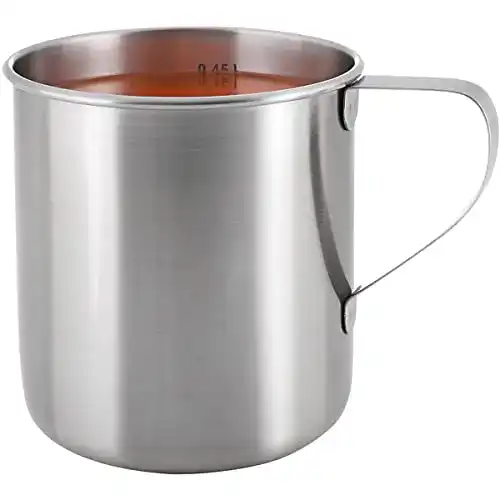 Tatonka Edelstahlbecher Mug 450 ml Leicht und unzerbrechlich