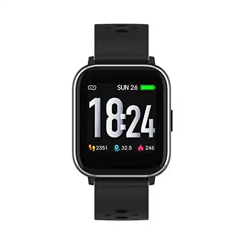Denver SW-162 Smartwatch in Schwarz mit 1,4 Zoll Touchdisplay