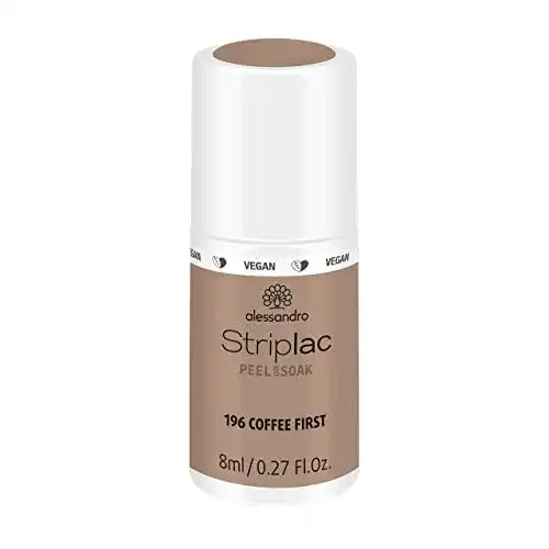 Veganer Nagellack alessandro Striplac UV-Nagellack Coffee First