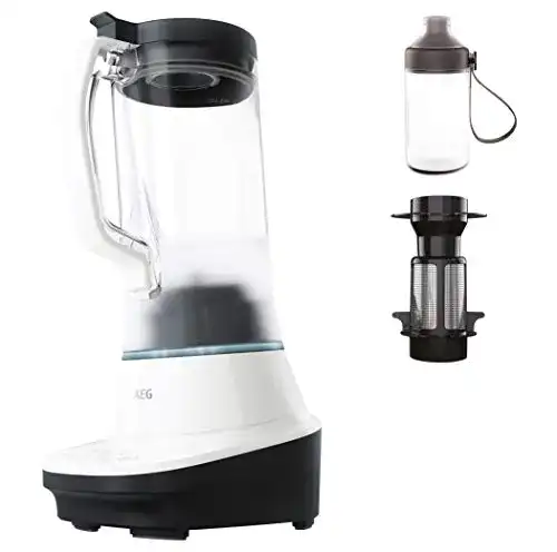 AEG Standmixer TB7-1-4CW mit 3 Stufen und Rezeptprogrammen