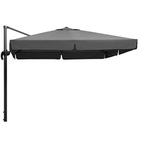 Schneider Ampelschirm Rhodos in Anthrazit 300 x 300 cm