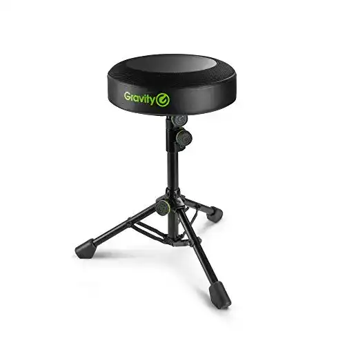 Schlagzeughocker Gravity FD Seat 1 Runder, höhenverstellbarer Musikerhocker