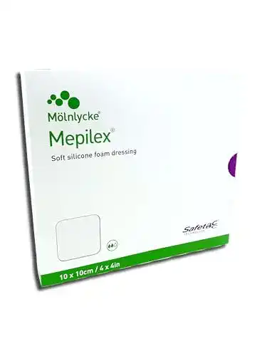 Dekubitus-Pflaster Molnlycke Mepilex weicher Schaumverband 10 x 10 cm