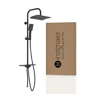 Regendusche ohne Armatur Instmaier Duscharmatur DS4 in Schwarz