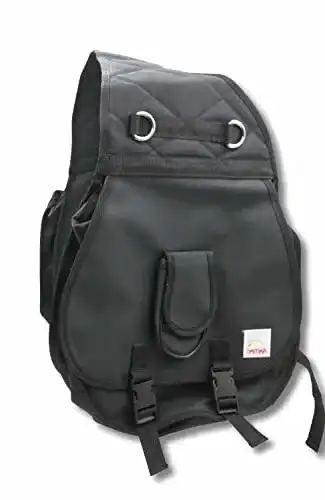Satteltasche Amka für Pferde – Packtasche mit Handytasche und reflektierenden Streifen