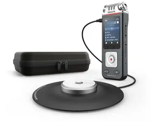Philips VoiceTracer DVT8110 Diktiergerät mit 360°-Mikrofon