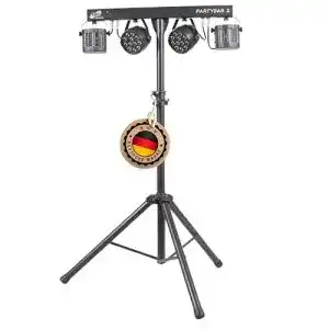 Lichtanlage ETEC LED Partybar mit Stativ und Fernbedienung