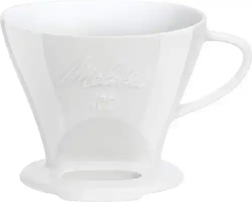 Porzellan-Kaffeefilter Melitta 218967 Größe 102 in Weiß