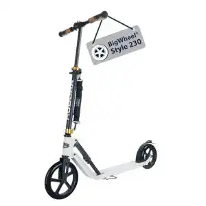 Hudora BigWheel Style 230 Scooter Stabiler Cityroller für Jugendliche und Erwachsene