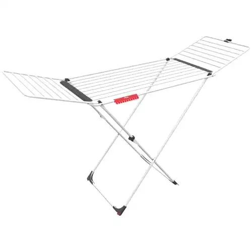 Flügelwäscheständer Vileda aus Stahl und Aluminium
