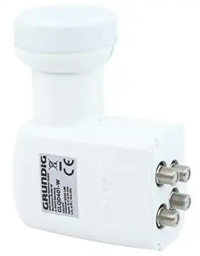 GSS Quad LNB Weiss für digitale Satellitenschüssel für 4 Teilnehmer