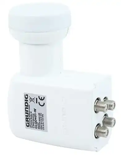 GSS Quad LNB Weiss für digitale Satellitenschüssel für 4 Teilnehmer