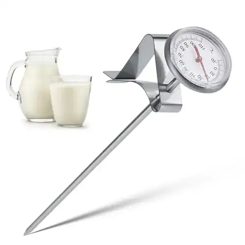 Milchthermometer Vbestlife Edelstahl für Temperaturen von -10 bis 110 Grad