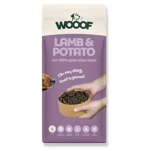 Wooof Hundefutter Lamm und Kartoffel 18kg