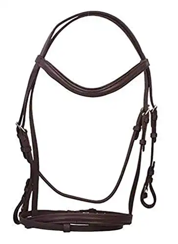 Trensenzaum Covalliero Kerbl Standard Leder für Shetty in Braun