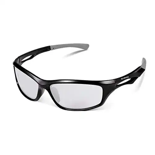 Fahrradbrille klar Sportbrille für Herren mit UV-Schutz