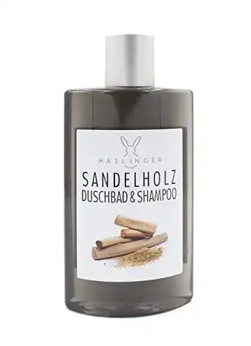 Sandelholz Shampoo von Haslinger – 200ml Duschbad für Männer