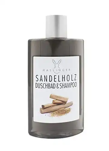 Sandelholz Shampoo von Haslinger – 200ml Duschbad für Männer