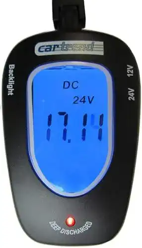 Autobatterietester Cartrend 80127 für 12 Volt und 24 Volt