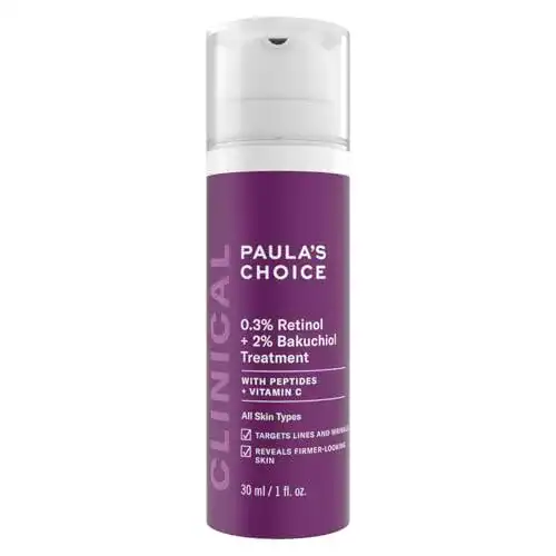 Bakuchiol-Serum mit Retinol und Peptiden für alle Hauttypen