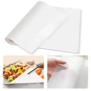 Butterbrotpapier Zorvixal 100 Blatt Weißes Wachspapier für Lebensmittel