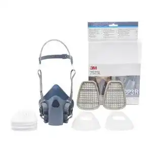 3M Gase- und Dämpfe-Maskenset 7503 mit Filtern und Zubehör