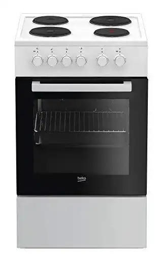 Standherd 50 cm Beko FSS56000GW Herd-Kochfeld-Kombination