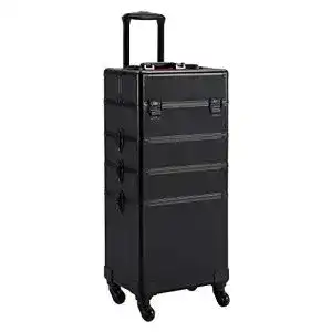 Schminkkoffer Yaheetech Aluminium Kosmetikkoffer für Beauty-Produkte