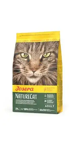 Josera Trockenfutter Katze Naturelle – Getreidefreies Futter für Katzen