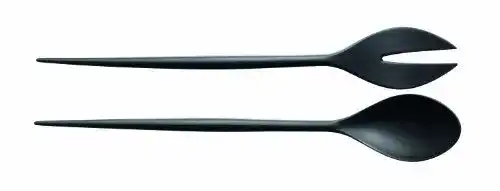 Salatbesteck Normann Copenhagen in Schwarz, 30 cm x 4,5 cm