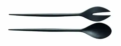 Salatbesteck Normann Copenhagen in Schwarz, 30 cm x 4,5 cm