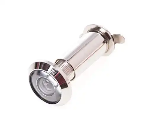Türspion Aqbau mit Sichtschutz und Weitwinkel aus Metall