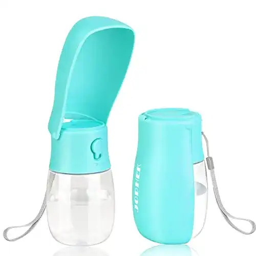 Trinkflasche für Hunde JOPHEK 300ml – Tragbare Haustier Wasserflasche