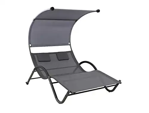 Doppelliege Westerholt 2346 Relax mit Sonnendach für den Garten