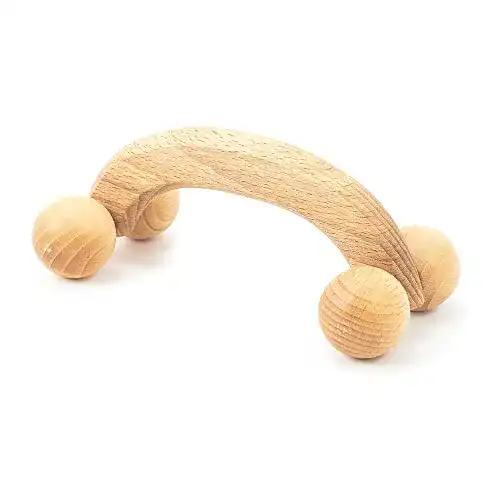 Massageroller für Rücken und Nacken aus Holz von Tuuli Accessories