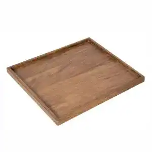 Holztablett Riess Ambiente Massives Tablett Makassar 50cm aus Sheesham