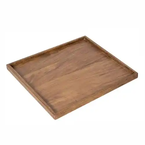 Holztablett Riess Ambiente Massives Tablett Makassar 50cm aus Sheesham