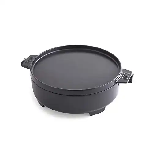 Dutch Oven Weber 8857 Cocotte Gourmet Grill Topf in Schwarz